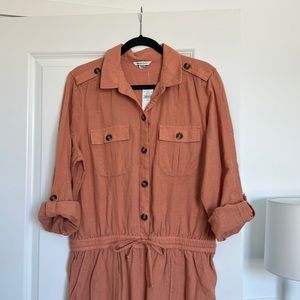 American Eagle Outfitters Terracotta Jumpsuit